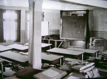 Klassenraum der Volksschule Verrenberg
