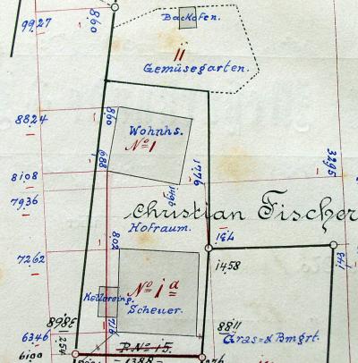 Nachtrag zum Primärkataster Verrenberg , 1899; Haus 1