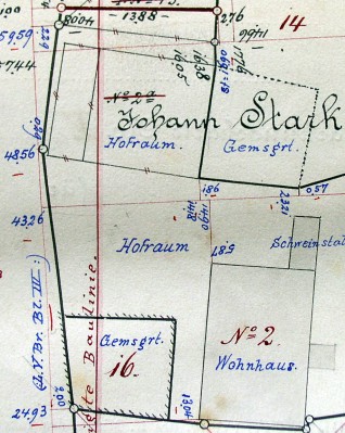 Nachtrag zum Primärkataster Verrenberg, 1899; Haus 2