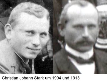 Christian Johann Stark 1904 und 1913