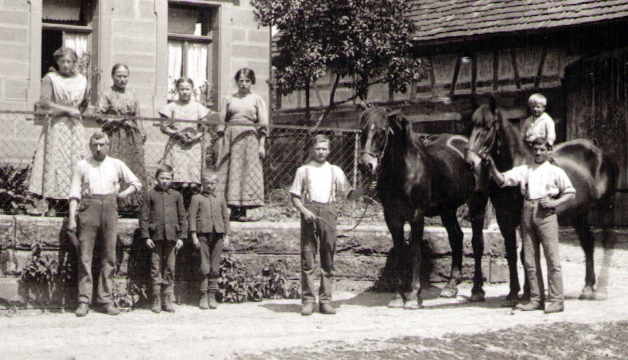 Familie Karl Carle 1910 in Verrenberg