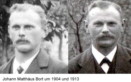 Johann Matthäus Bort 1904 u 1913
