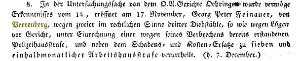 Rechts-Erkenntnisse der Gerichtshöfe des Königreichs Württemberg: vom Jahr 1829 - Feinauer