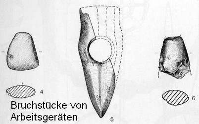 Werkzeug aus der Spätjungsteinzeit - Golberg bei Verrenberg