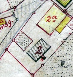 Ergänzungskarte zum Primärkataster Verrenberg 1833; Haus 2
