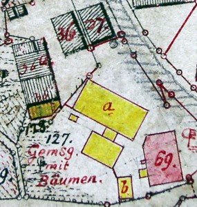 Ergänzungskarte zum Primärkataster Verrenberg 1833; Haus 37