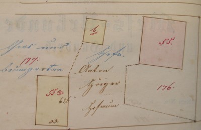 Nachtrag zum Primärkataster Verrenberg, 1854-55; Haus 55