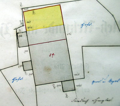 Nachtrag zum Primärkataster Verrenberg , 1875-76; Haus 59