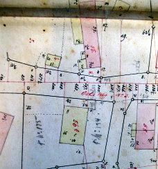 Zusatzkarte zum Urkataster 1833; Haus Nr. 56